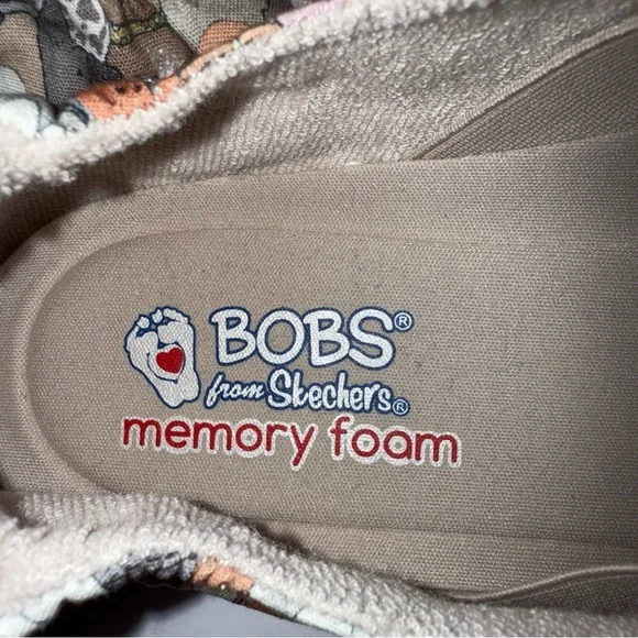 BOBS by Skechers Memory Foam Women’s Size 9.5 Multicolor Dog Pattern Sneakers - Picture 5 of 6